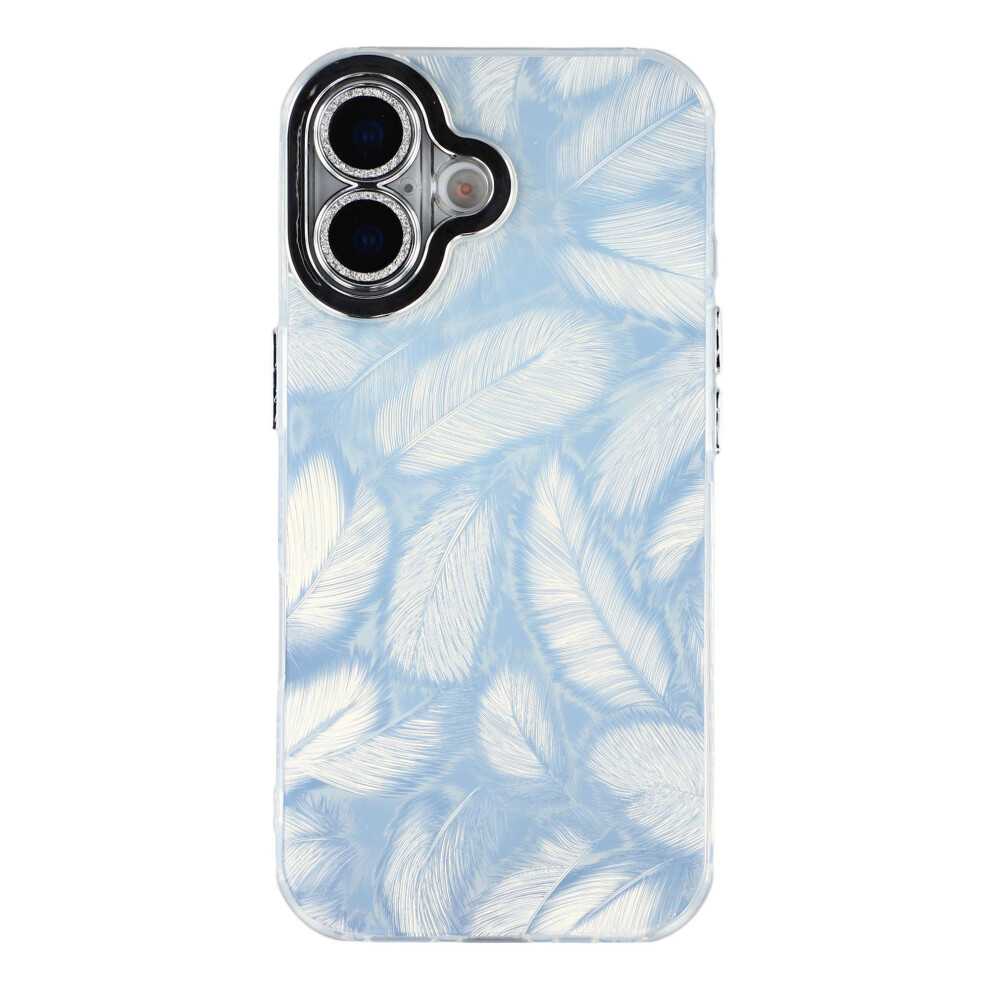 (Feather Pattern/Silver) For Iphone 17 Case Silver 6914277989132