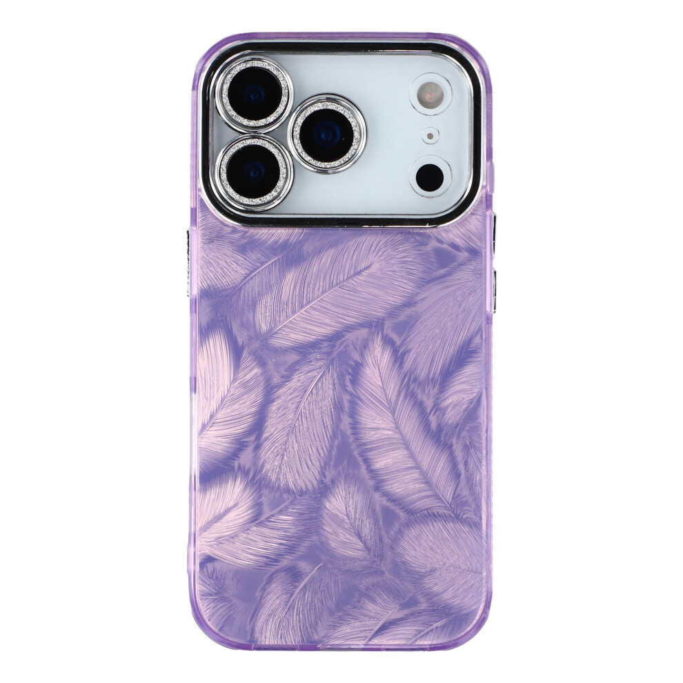 (Feather Pattern/Purple) For Iphone 17 Pro Case Purple 6914273657745