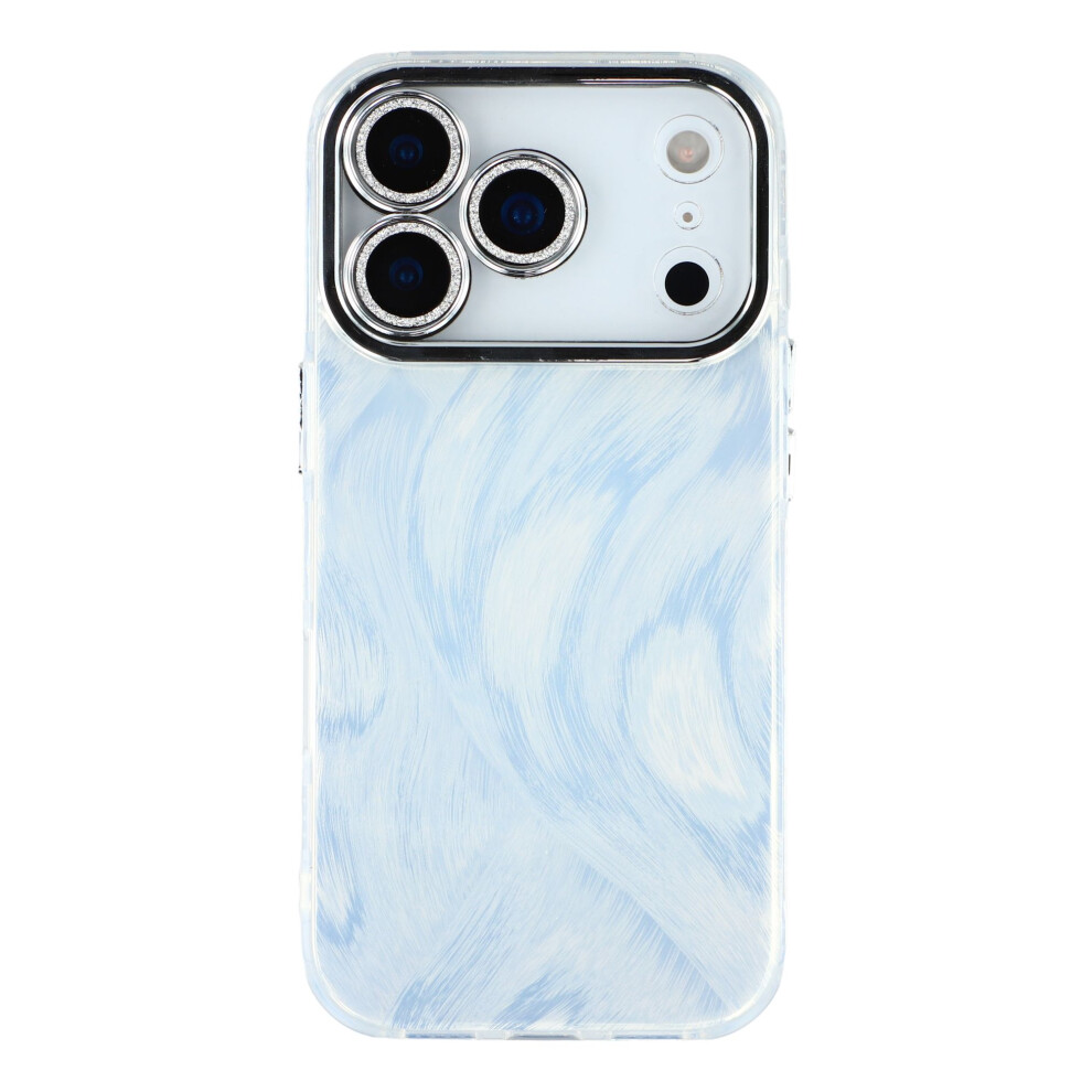 (Feather Yarn Pattern/Silver) For Iphone 17 Pro Case Silver 6914279564849