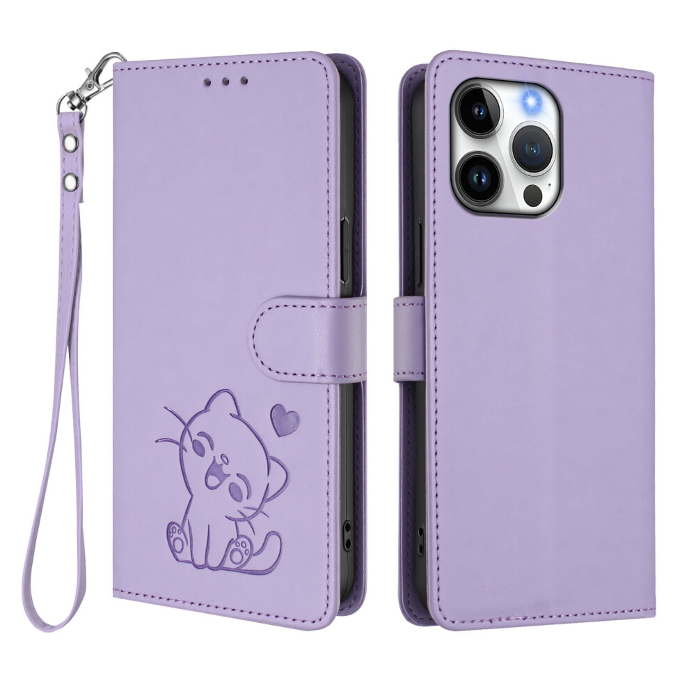 (Light ) For Iphone 16 Pro Case Purple 6914271420778