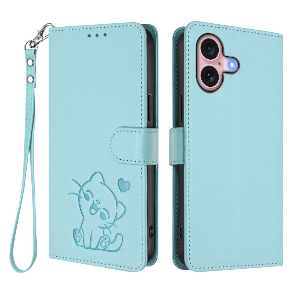 (Mint ) For Iphone 16 Case Green 6914277350154
