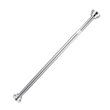 Punch-Free Telescopic Rod Stainless Steel Shower Curtain Rod