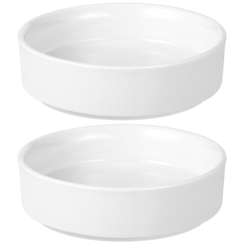 2Pc Brazilian Wood Potted Ceramic Tray Stand 2