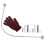 3Pcs Shower Curtain Rod Set With Curved Telescopic Corner Rod 7