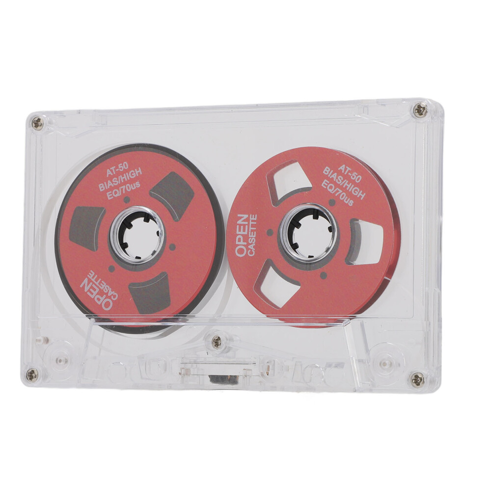 Reel To Reel Blank Cassette Tape Ds 50 Minutes Red 6911332617481