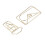 100Pcs Gold Metal Funny Planner Clips for Office Home School File Classification 10