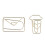 100Pcs Gold Metal Funny Planner Clips for Office Home School File Classification 11