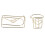 100Pcs Gold Metal Funny Planner Clips for Office Home School File Classification 4