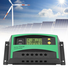 PWM-Solarladeregler 12V/24V 30A USB 5V x2