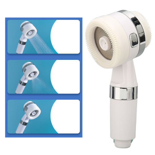Child-Friendly Handheld Shower Head with Massage Mode & Mount Compact & Durable