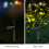 2x 6-Kopf 750 mm Firefly-Lampen 600 mAh Multicolor 4