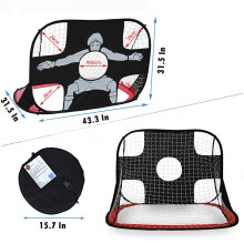 Dual Purpose Foldable Portable Soccer Goal with Target - Plastic & Nylon
