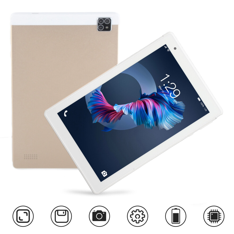 8 Inch Ips Tablet 1920X1200 Octa Core 4Gb Ram 64Gb Gold 6911332628715