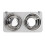 0,8 l Wandmontierter Hundefutterspender Transparent 14