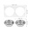 0,8 l Wandmontierter Hundefutterspender Transparent 7