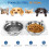 0,8 l Wandmontierter Hundefutterspender Transparent 4
