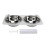 0,8 l Wandmontierter Hundefutterspender Transparent 2