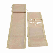 Baby-atmungsaktische Mesh-Einlage für Vollgröße Babykörbchen, sichere und verstellbare Höhe, Babymesh-Gitterschutz in Beige