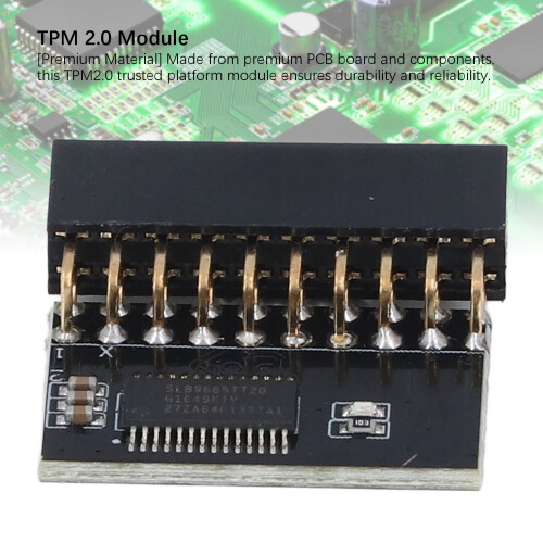 TPM 2.0 LPC Module 20 Pin for Windows 11 Motherboard, 26mm 2