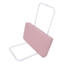 Children Bed Rail Guard, Adjustable Pink Bedside Safety Rail, 50cm
