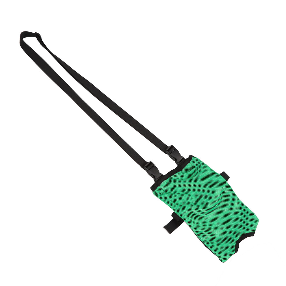 Green Nylon Catheter Bag Cover 28x20cm Drainage Bag Holder