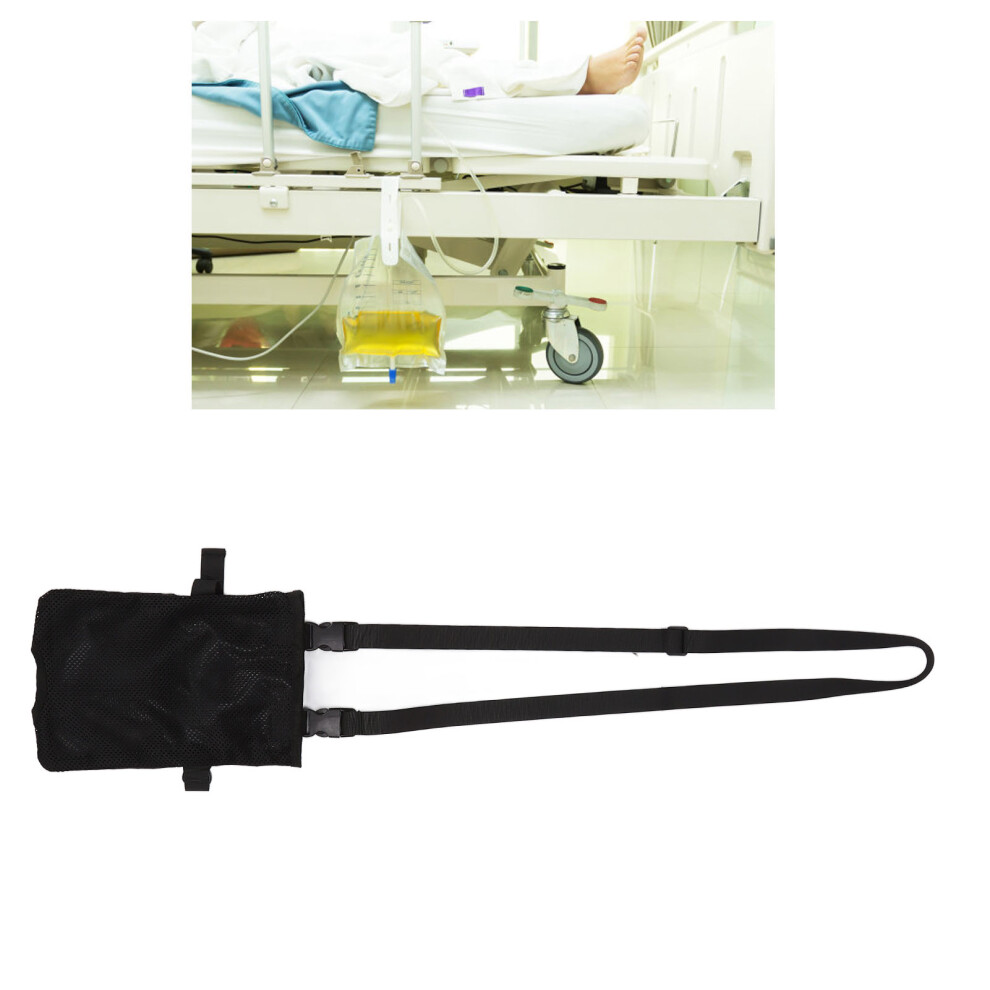 Nylon Concealed Urine Drainage Bag Cover 2L Capacity Black