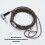 Durable Silver Plated MMCX Earphone Cable for IE300 IE600 IE900 3.9ft 12