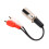 Cable RCA-XLR doble de 15 cm, XLR macho a 2 RCA estéreo 16