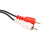 Cable RCA-XLR doble de 15 cm, XLR macho a 2 RCA estéreo 12