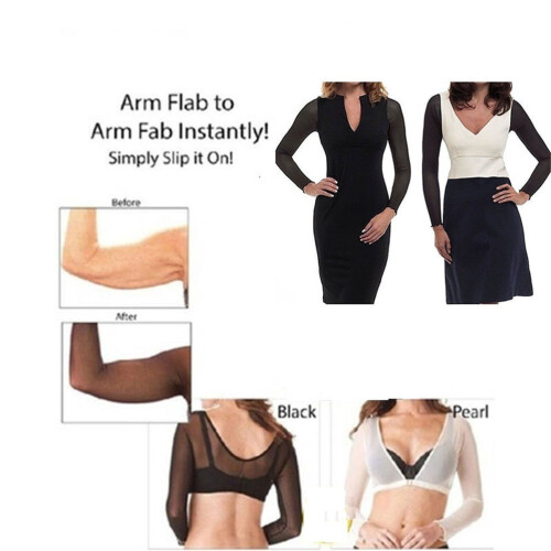 Plus Size Seamless Arm Shaper Short Cropped Navel Mesh Cardigan