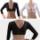 Plus Size Seamless Arm Shaper Short Cropped Navel Mesh Cardigan 4