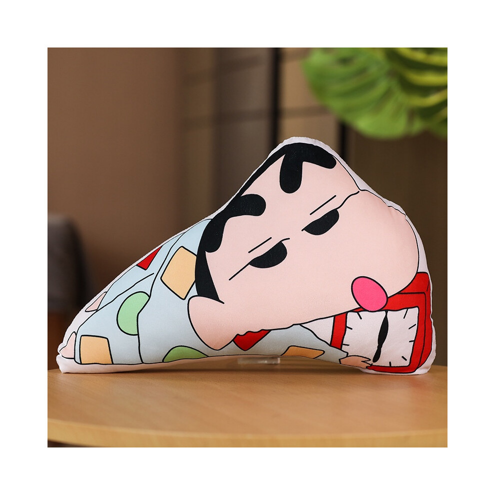 (Clock, 45cm/17.72in) Comfortable Crayon Cute Shin Chan Pillow Soft Plush Toy Exquisite Key Gift Chain-image-OPC-PJBHYPC-NEW
