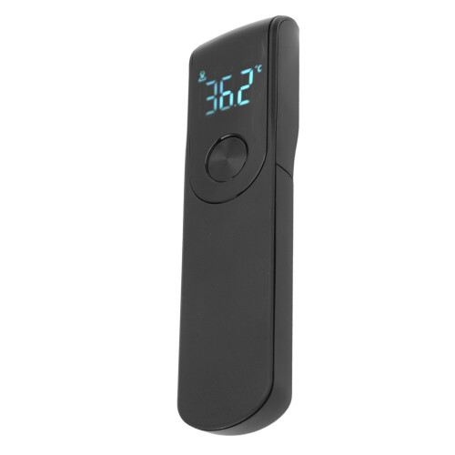 Infrared Handheld Thermometer Gun Digital Forehead Temp Portable & Black