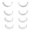 8PCS Metal Conrod Bearings for 207/308/408 CC 2006-2014 8