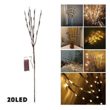 LED-Astleuchte 2x AA-Batterien Kunststoff (PC) An/Blitz