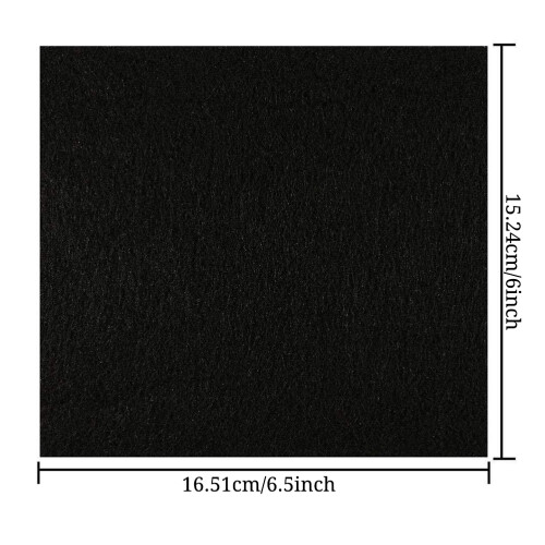 4Pcs Pet Cat Litter Box Filter Activated Carbon Deodorizer 15.5x16.5cm