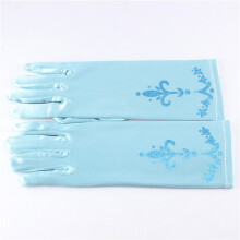 Little Girl Satin Gloves Princess Dress Up Accessories Soft Cloth Pink Color