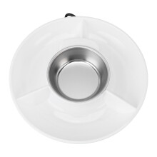 Elektrischer Fondue-Topf-Set mit 10 Gabeln, 25W, 2 Einstellungen, vielseitiger Schokoladenfondue-Topf, Schokolade schmelzen, kleiner Topf f