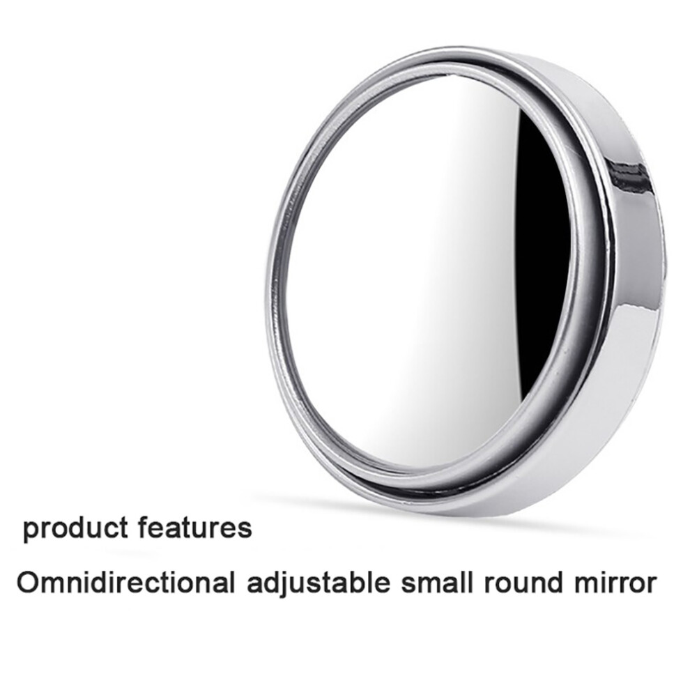 2Pcs Set 360 Adjustable Blind Spot Mirrors 50Mm For Rear View Parking 4691332658760
