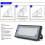 (Red) 50w Ip65 Waterproof Outdoor Led Floodlight 2