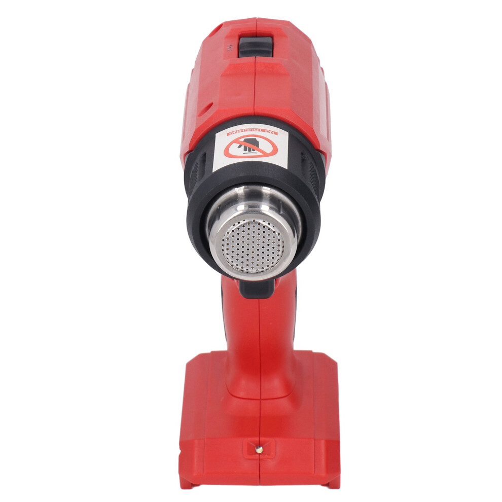 80V Cordless Heat Gun Stainless Steel Outlet 4Pcs Nozzles - Red 8731332661622
