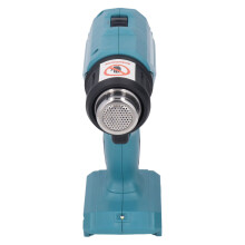 Portable Cordless Heat Gun with 4 Nozzles Adjustable Temp Rechargeable in Blue