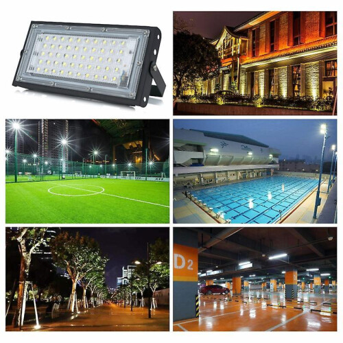 (Cool White) 50w Ip65 Waterproof Outdoor Led Floodlight 2