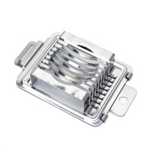 Egg Slicer Heavy Duty Egg Cutter Multi-Function Splitter Slicer Stainless Steel Wire Egg Slicer Mushroom Tomato Cutting Egg Slicer Egg Cutter(1pc, sil