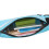 Riñonera impermeable de nylon 21x10x10cm azul cielo 5