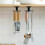 Kitchen Utensils Hook Rotatable Adhesive Utensils Hanging Rack for Cabinet(2pcs, black) 3