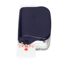 Manual Binding Machine, 6-Hole Cinch, Alloy Steel, Blue