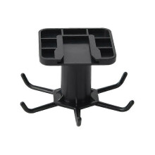 Kitchen Utensils Hook Rotatable Adhesive Utensils Hanging Rack for Cabinet(2pcs, black)