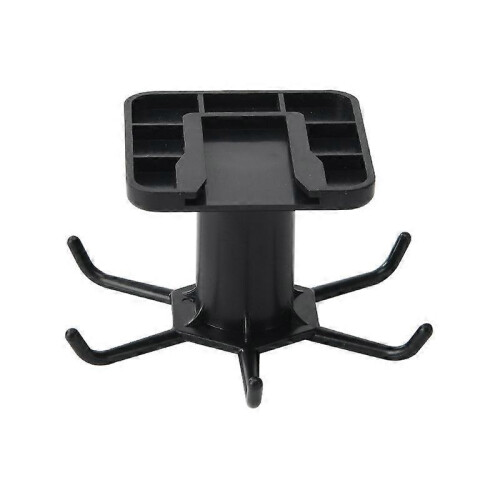 Kitchen Utensils Hook Rotatable Adhesive Utensils Hanging Rack for Cabinet(2pcs, black)