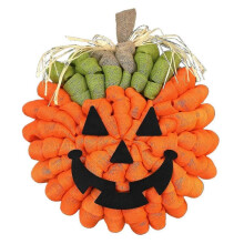 Garland Decoration Halloween Burlap 11.8in Hanging Ornament Pendant Wreath